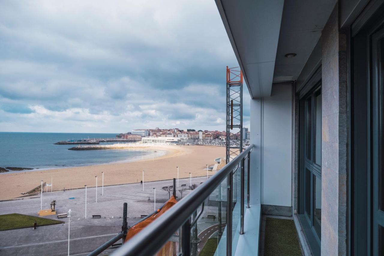 El Sexto De La Playa + Parking Gratis Apartment Gijón Exterior foto