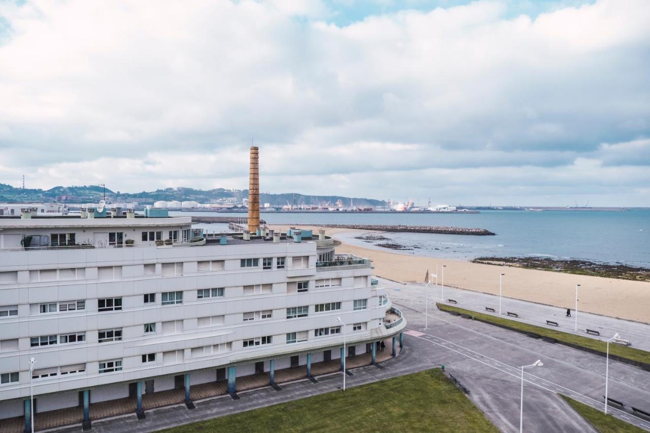 El Sexto De La Playa + Parking Gratis Apartment Gijón Exterior foto
