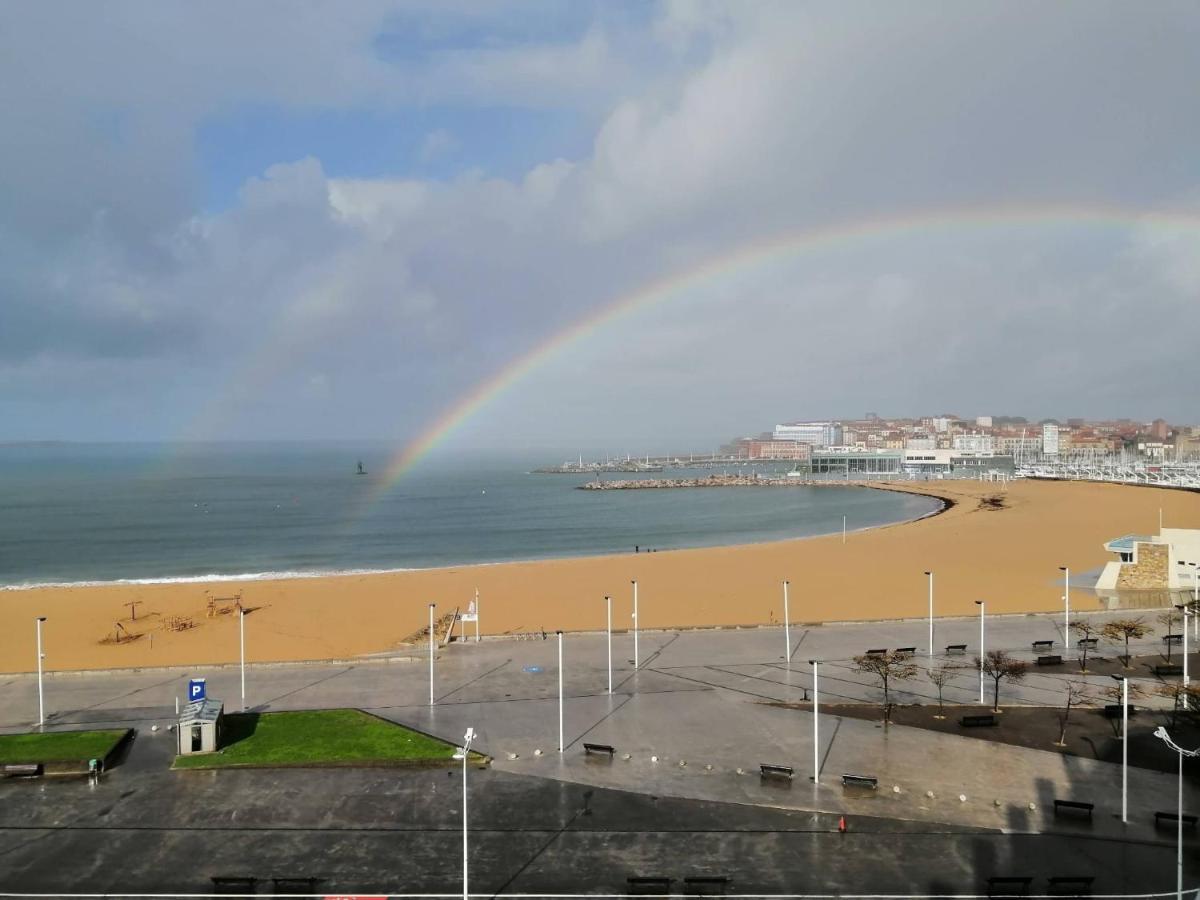 El Sexto De La Playa + Parking Gratis Apartment Gijón Exterior foto